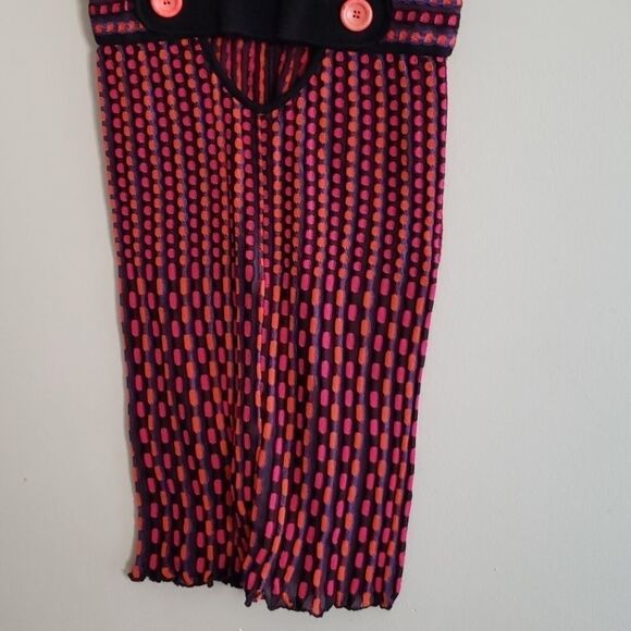 Vintage MISSONI Valentino red and black Polka Dot dress size 8 pinup retro style - Picture 4 of 11